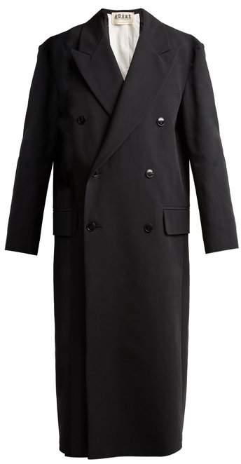 Double-breasted cotton coat