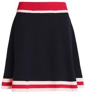 Stretch-Knit Mini Skirt