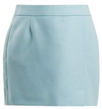 Alexa wool-crepe mini skirt