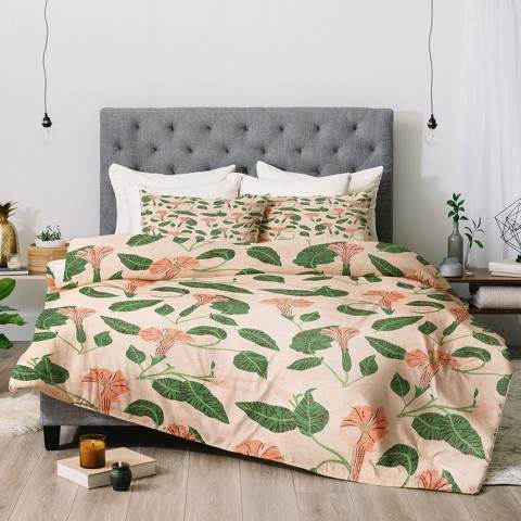 Pink Holli Zollinger Desert Moonflower Comforter Set