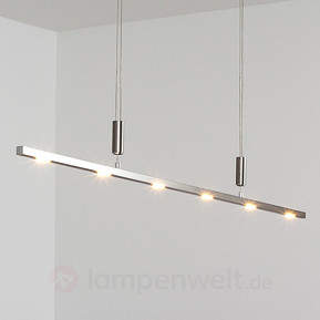 Hochwertige LED-Hängeleuchte Tolu, höhenverstellb.