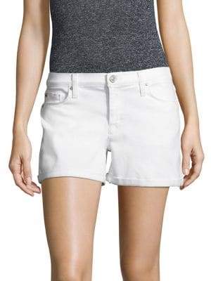 Asha Solid Cotton Shorts