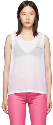 Alexander Wang White Mesh Chynatown Tank Top Alexander Wang White Mesh Chynatown Tank Top