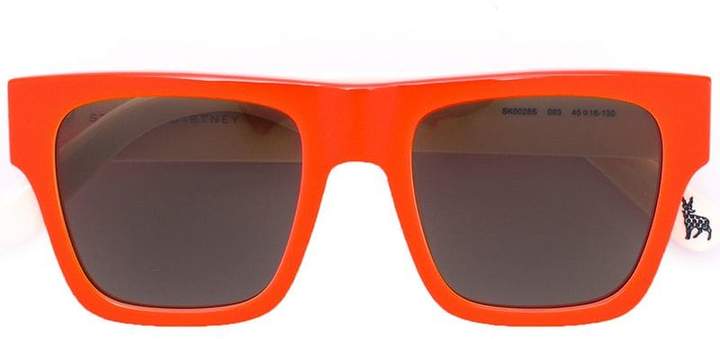 embellished square sunglasses