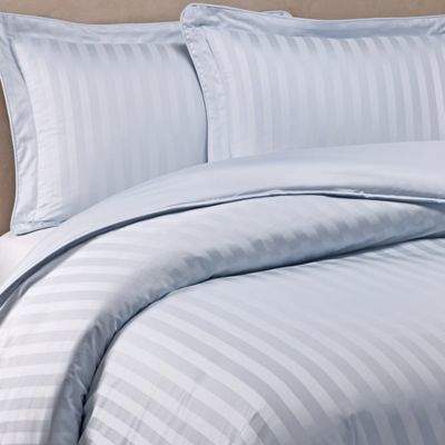 500-Thread-Count PimaCott® Damask Full/Queen Comforter Set in Light Blue