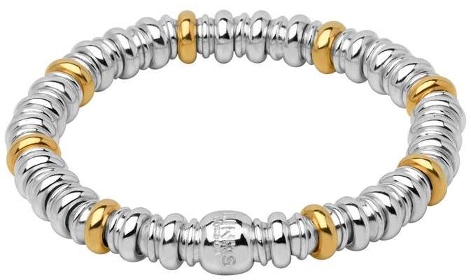 Sterling Silver and Yellow Gold Sweetheart Bracelet