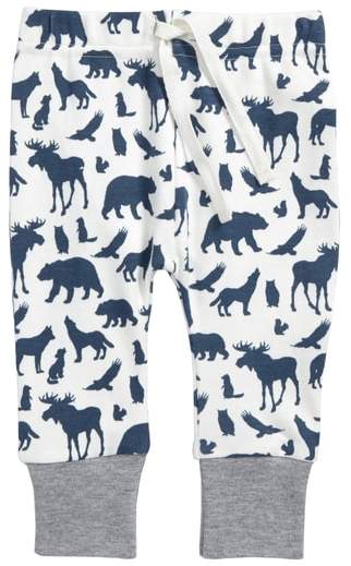 City Mouse Animal Print Organic Cotton Jogger Pants