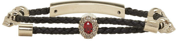 Black Skull Friendship Bracelet