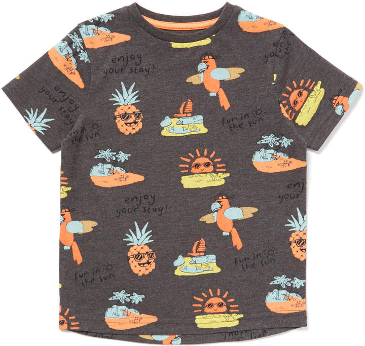 Tu Clothing Multicoloured Tropical T-Shirt