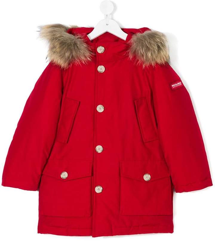 Woolrich Kids hooded padded jacket