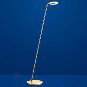 Schwenkbare LED-Stehleuchte Omega, dimmbar