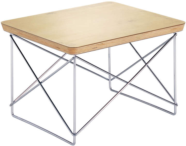 Eames Occasional Table LTR, BlattGold / chrom