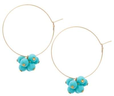 Styleserver DE Medecine Douce Creolen Charleston vergoldet Türkis