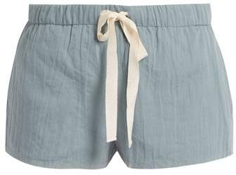LOUP CHARMANT Drawstring cotton shorts