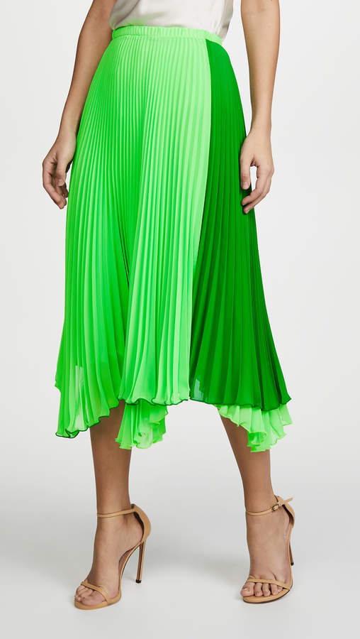 Loyd/Ford Two Tone Pleated Skirt