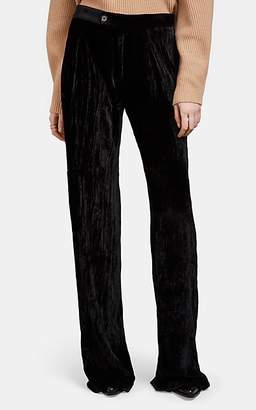 Chloé Women's Velvet Wide-Leg Pants - Black Chloé Women's Velvet Wide-Leg Pants - Black