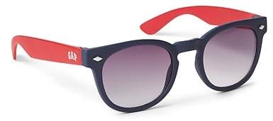 Colorblock Round Sunglasses