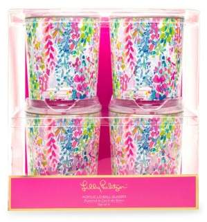 Catch Wave Lo-Ball Glasses/Set of 4