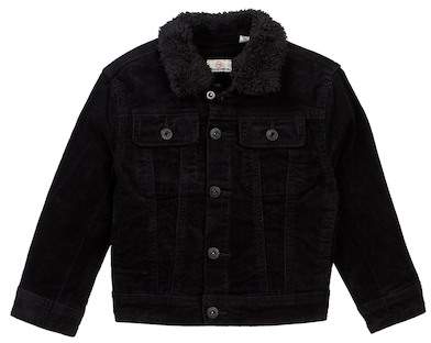 Brody Faux Shearling Collar Corduroy Jacket (Toddler & Little Boys)