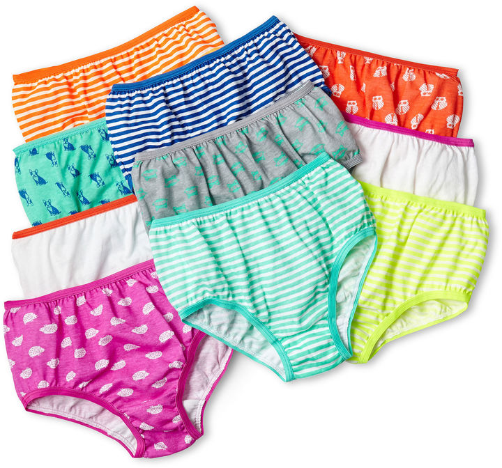 Maidenform 10pk. Rainbow Brief Panties Girls 414 ShopStyle
