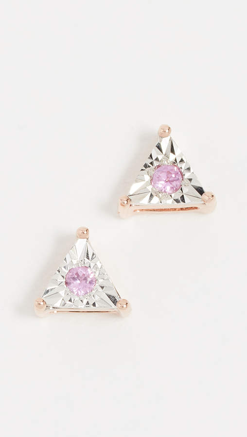 Dana Rebecca Emily Sarah Diamond Sapphire Studs