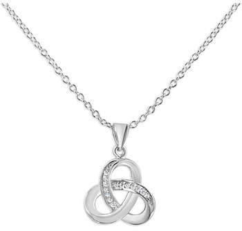 Fashionvictime Kettenanhänger Anhänger Damen - Versilbert Modeschmuck - Zirkonia