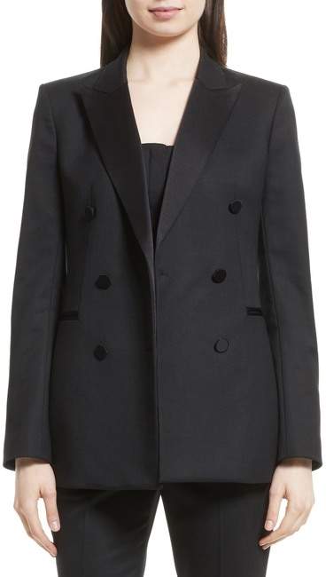 Wool Blend Tuxedo Jacket
