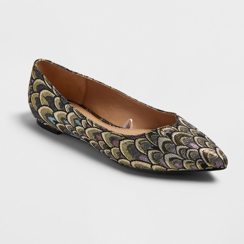 Hillary Pointed Toe Ballet Flats 