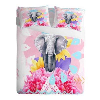 Buy Kangarui Elephant Festival Standard Pillow Sham in Pink!