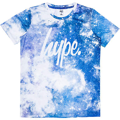 Boys' Space Print T-Shirt, Navy