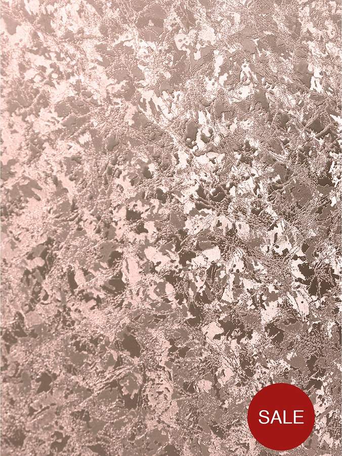 ARTHOUSE Velvet Crush Foil Wallpaper – Rose Gold