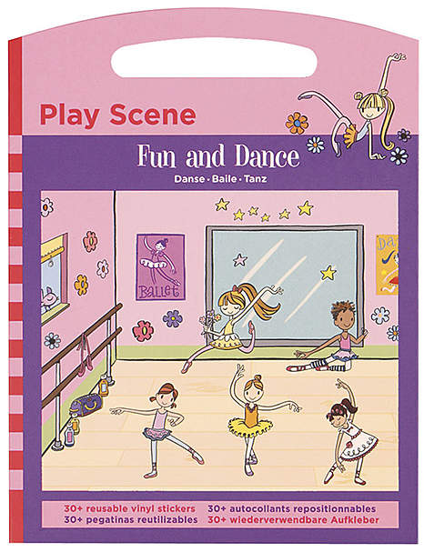 Fun & Dance Play Scene Sticker Set