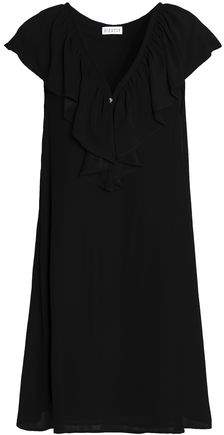 Bow-Detailed Crepe Dress