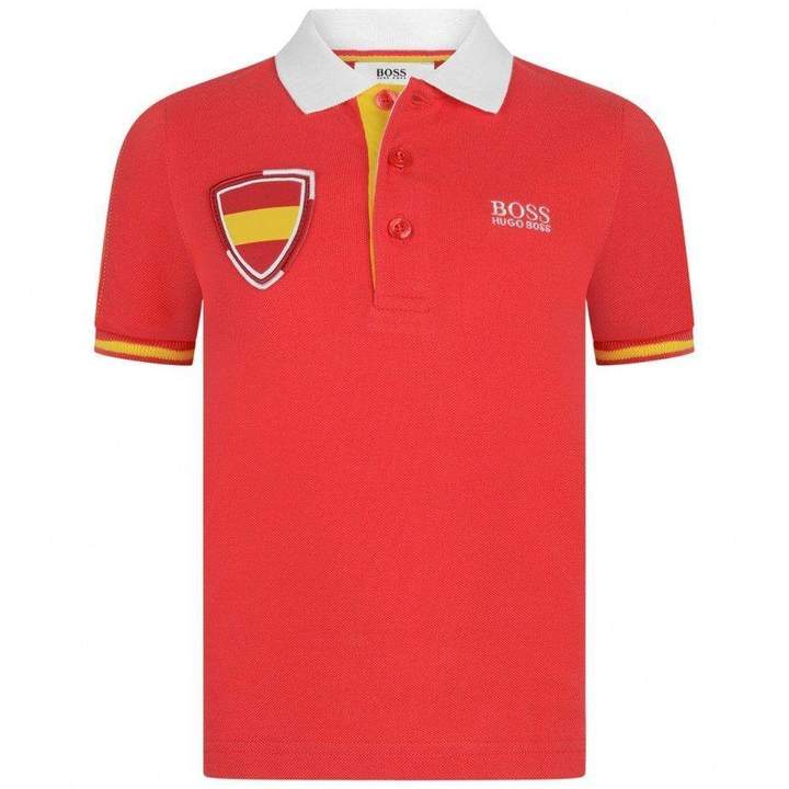 BOSS KidsBoys Special Edition World Cup Spain Polo Top