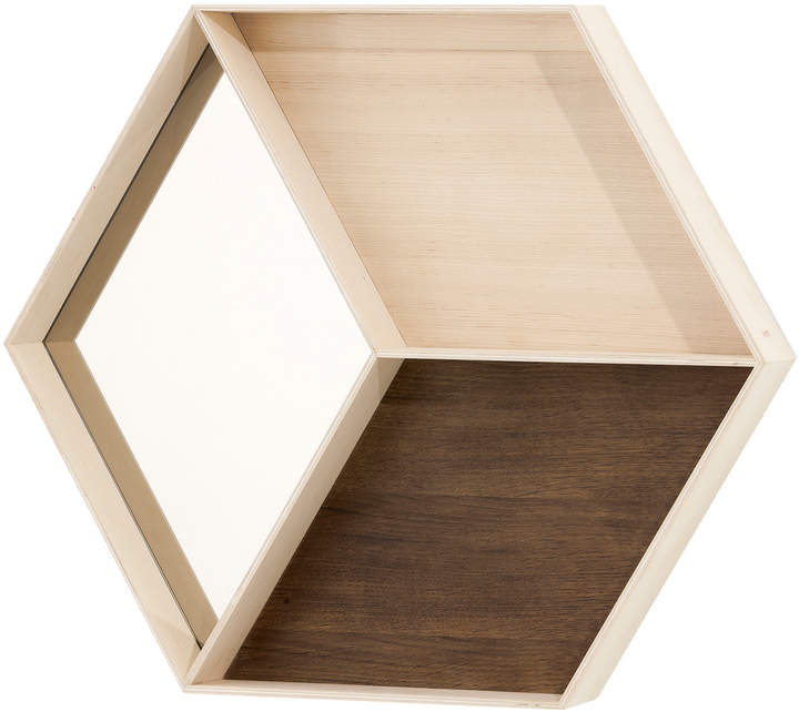 ferm living - Wall Wonder Spiegel, Ahorn