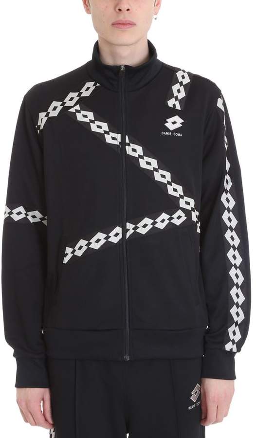 Black Polyester Sweatshirt