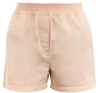 Marit high-rise cotton shorts