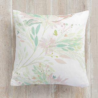 Delicate Garden Square Pillow