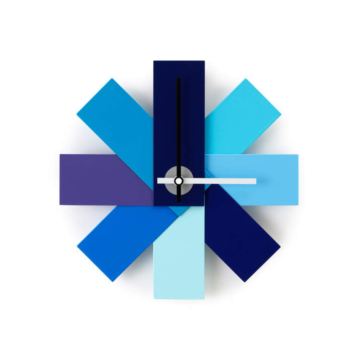 Normann Copenhagen - Watch me Wanduhr, Blau