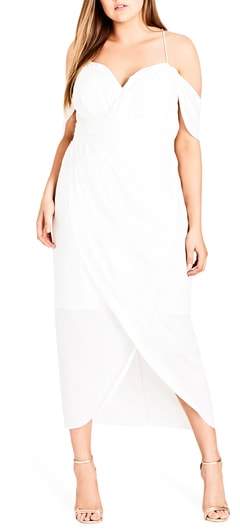 Entwine Off the Shoulder Maxi Dress