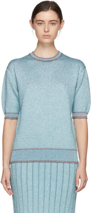 Blue Lurex Sweater