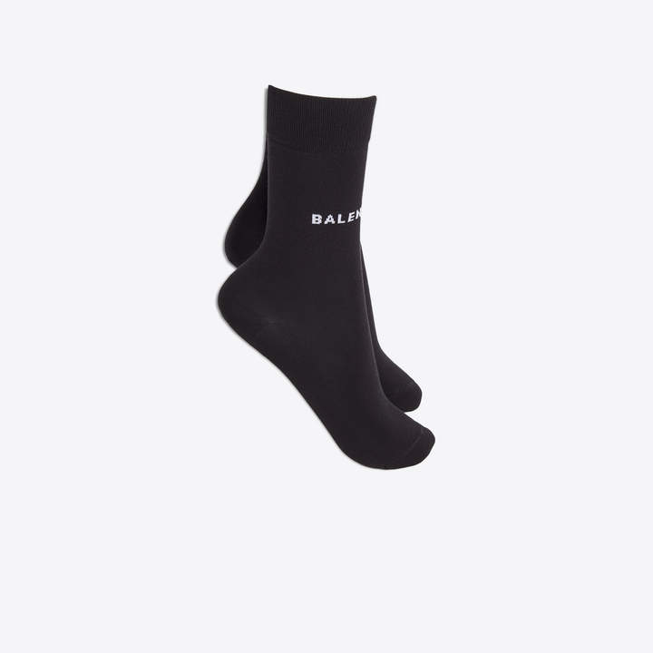 Sponge socks with logo at front