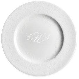 Personalized Peony Lace Salad Plate