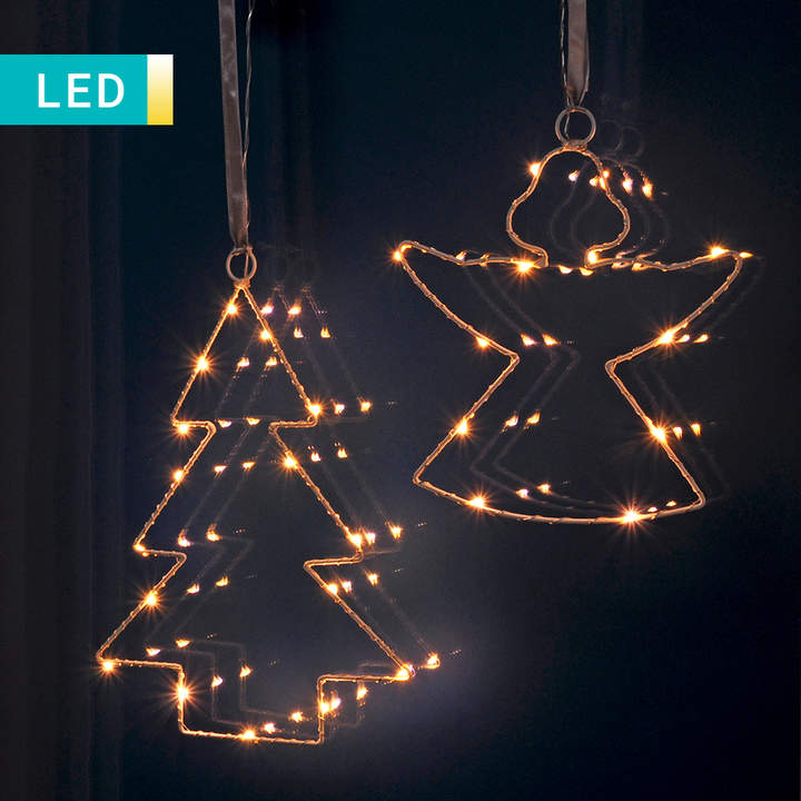 LED-Fenstersilhouette Weihnachten