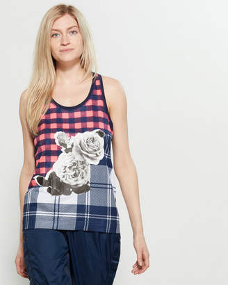 adidas by Stella McCartney Floral & Check Tank