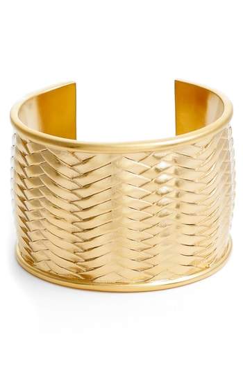 Woven Texture Cuff Bracelet