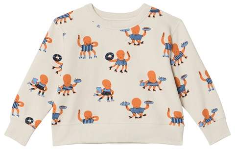 Tinycottons Stone Octopus Print Sweater