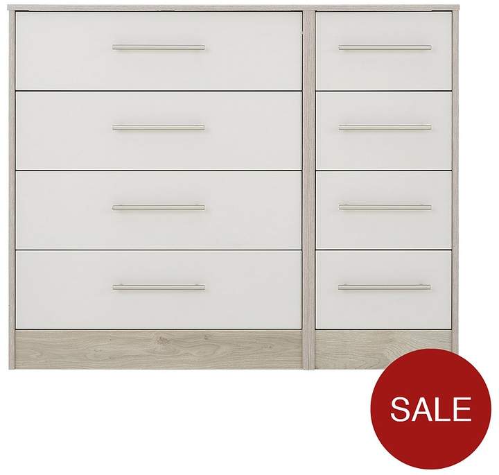 Arden Ready Assembled 4 + 4 Drawer Chest