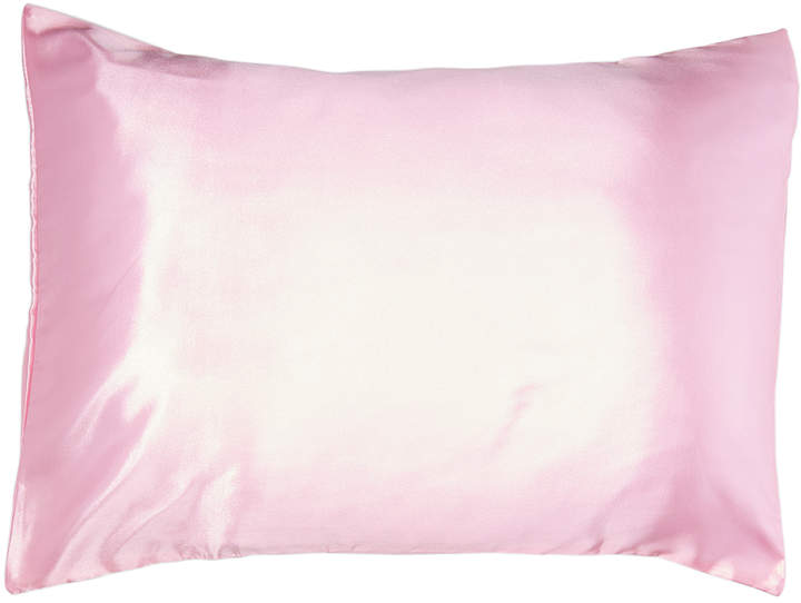 Pink Signature Box Satin Pillowcase - Set of Two