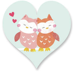 owl love Selflaunch Non-Custom Stickers